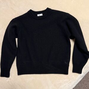 ARITZIA TNA Black Crew Neck Sweater (wool/cashmere) - Medium